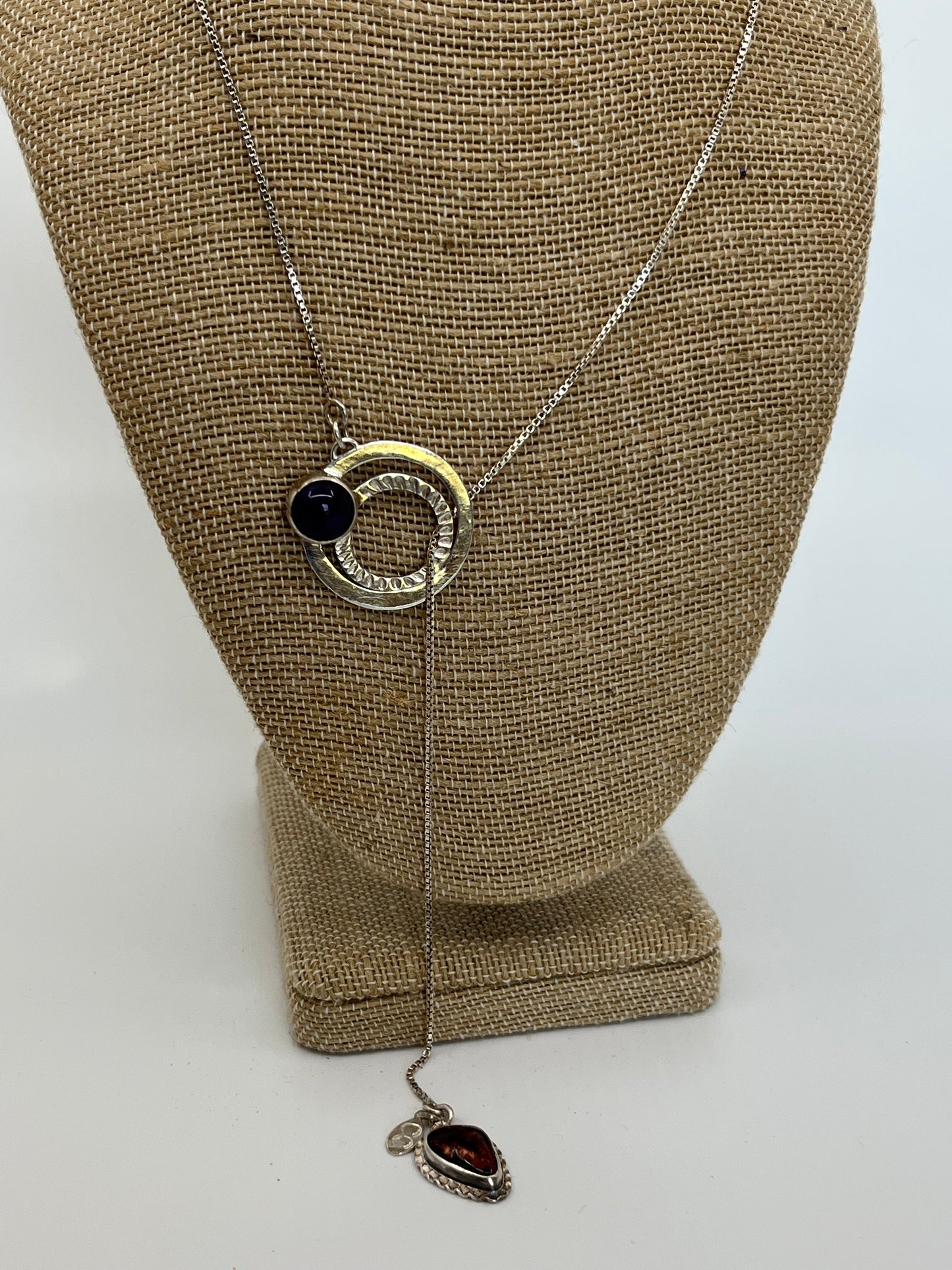 Unite Necklace - Opal and Amethyst