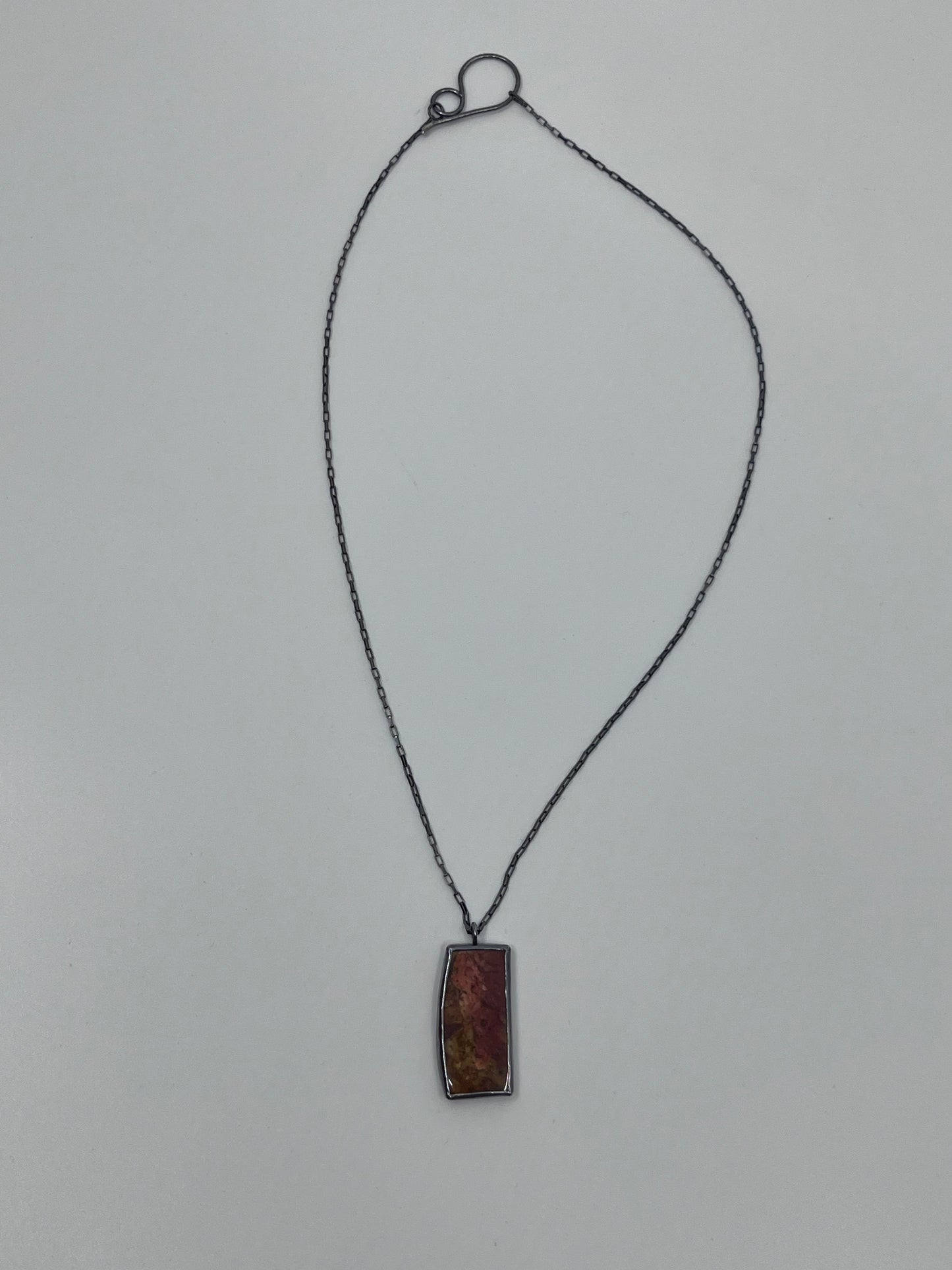 Red Plume Agate Necklace