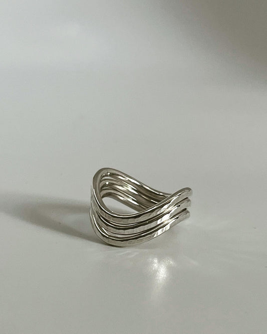 Wave Ring - Sterling Silver